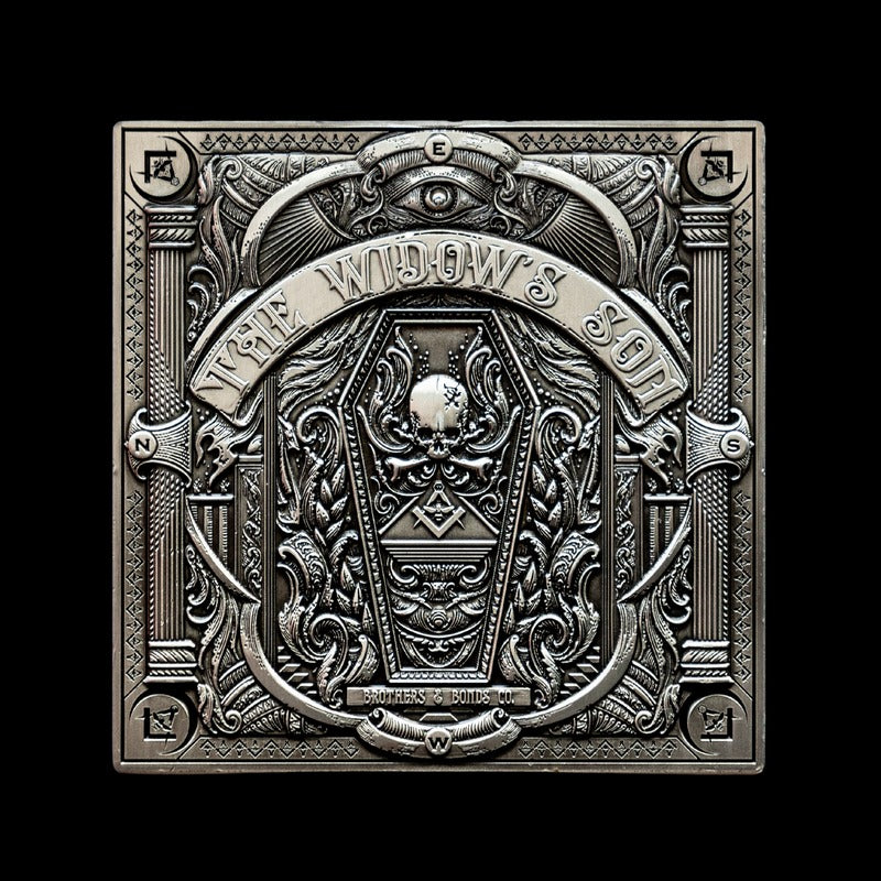 Widows Sons Coin - Tablet Challenge Coin - Bricks Masons