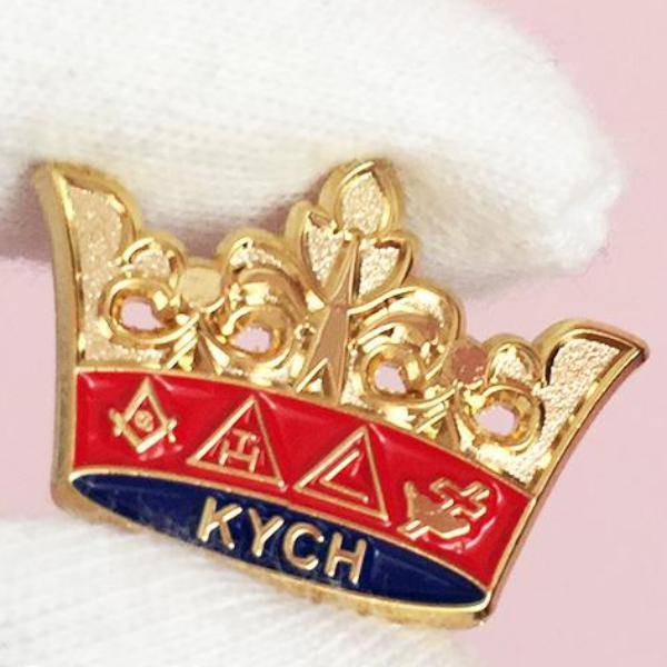 KYCH Lapel Pin - 25mm - Bricks Masons