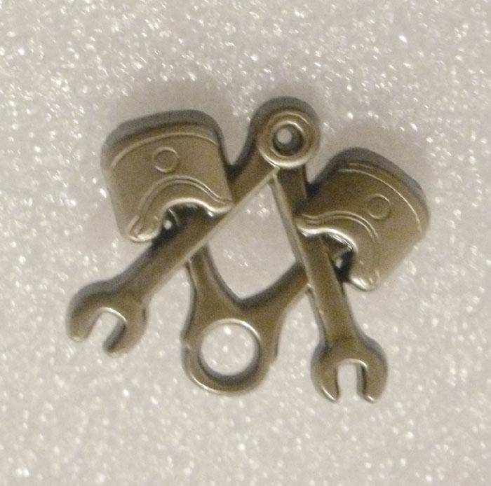 Master Mason Blue lodge Lapel Pin - 2PCS Piston Wrench - Bricks Masons
