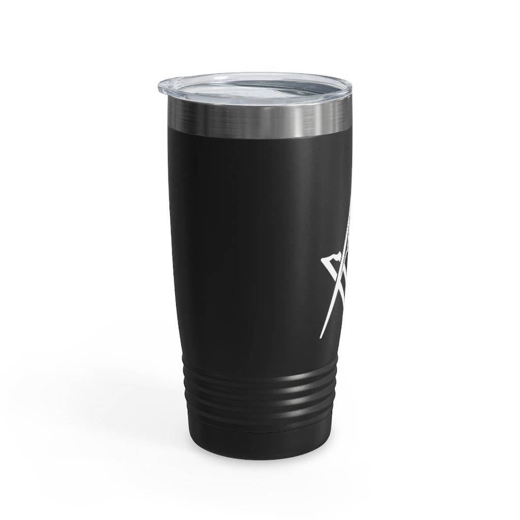 Master Mason Blue Lodge Ringneck Tumbler - Various Colors Square & Compass - Bricks Masons