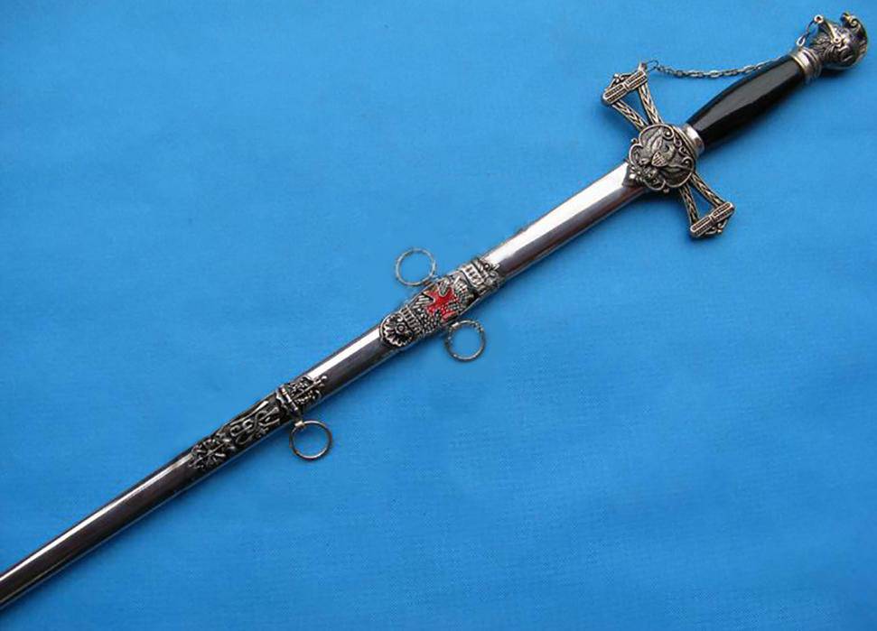 Knights Templar Commandery Sword - Eagle Guard Chain 37.5"