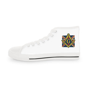 Master Mason Craft Sneaker - High Top Black & White S&C G - Bricks Masons