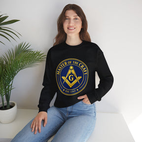 Meister-Freimaurer-Sweatshirt der Blauen Loge – Winkelmaß und Zirkel mit dem G „Meister der Freimaurerei“