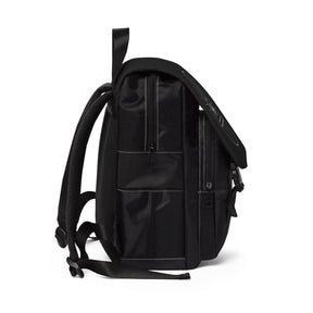 Eye of Providence Backpack - White & Black With Multiple Compartments - Bricks Masons