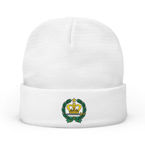 Order of the Amaranth Beanie - Knit Embroidery Emblem - Bricks Masons