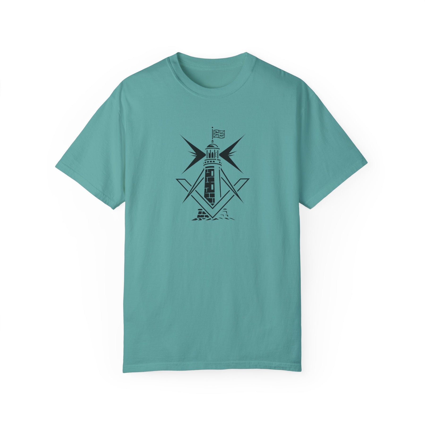 Master Mason Craft T-Shirt - United Kingdom Beacon of Brotherhood - Bricks Masons