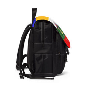 OES Backpack - Colorful Star With Multiple Compartments - Bricks Masons