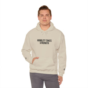 Master Mason Blue Lodge Hoodie - Humility Takes Strength - Bricks Masons
