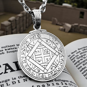 Solomon's Fifth Pentacle of Venus Pendant, Silver, 3 cm, Art. 1206 - Bricks Masons