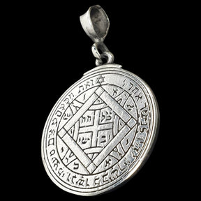 Solomon's Fifth Pentacle of Venus Pendant, Silver, 3 cm, Art. 1206 - Bricks Masons