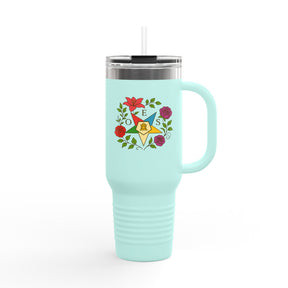 OES Ringneck Tumbler - Eastern Garden Design - Bricks Masons