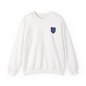 Master Mason Blue Lodge Sweatshirt - Silver Square & Compasses