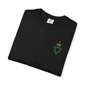 Allied Masonic Degrees T-Shirt - Cotton Garment-Dyed Tee Various Colors - Bricks Masons