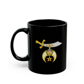 11oz Black Mug - Bricks Masons