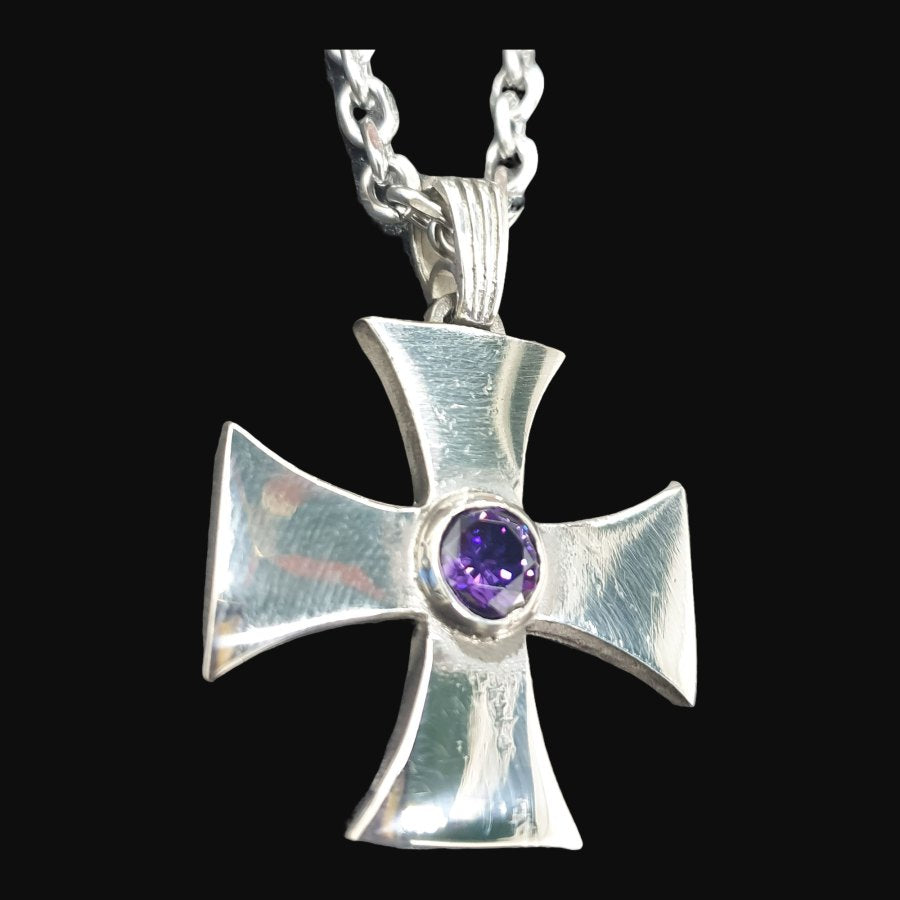 Maltese Templar Cross in Silver 4 x 3 cm 10 g Art 298 - Bricks Masons