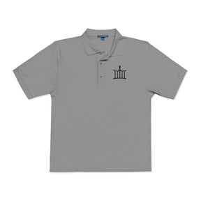 St. Lawrence The Martyr Polo Shirt - Embroidered Black Emblem Various Colors - Bricks Masons