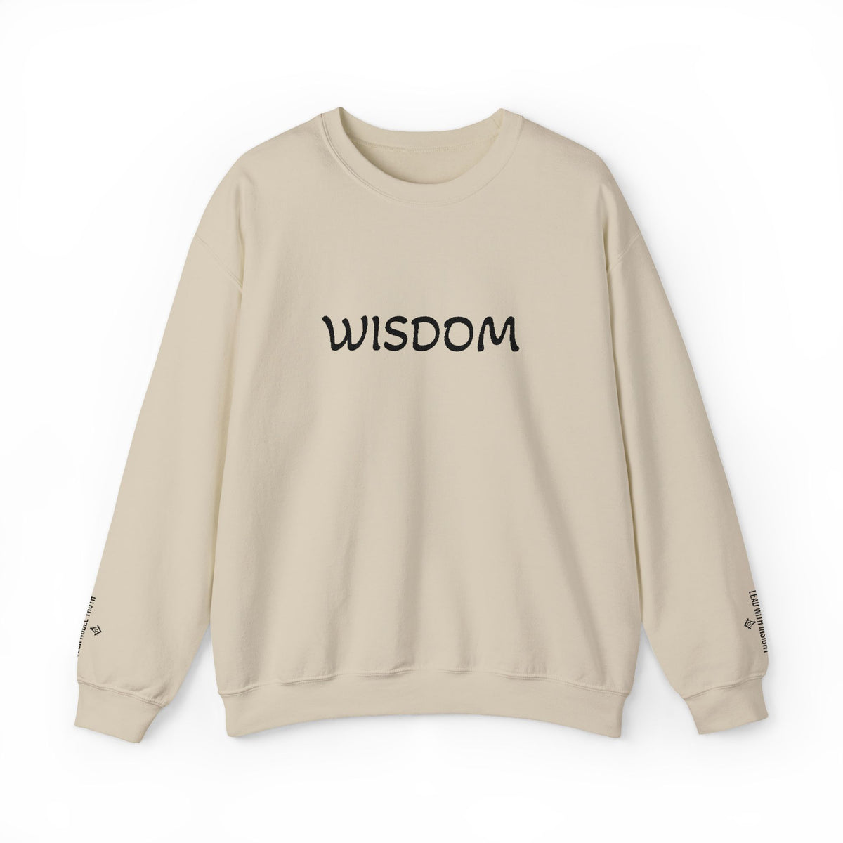 Master Mason Blue Lodge Sweatshirt - Wisdom Front & Sleeves Embroidery - Bricks Masons