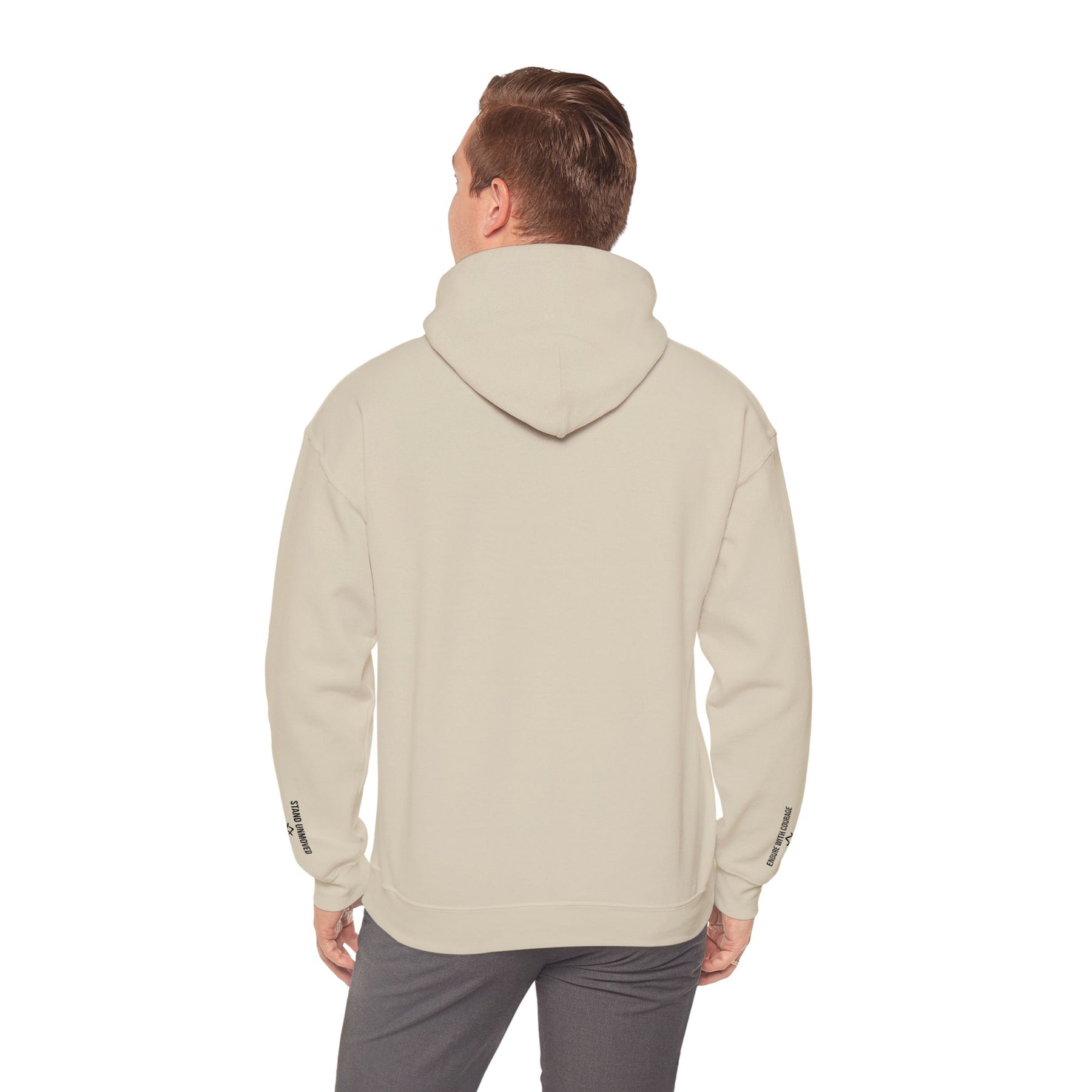 Entered Apprentice Blue Lodge Hoodie - Fortitude Front & Sleeves Embroidery - Bricks Masons
