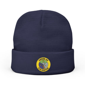 Order of Calanthe Beanie - Knit Embroidery Emblem - Bricks Masons