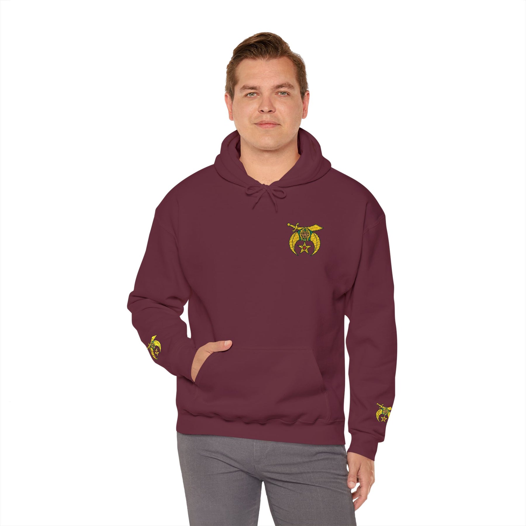 Daughters of Sphinx Hoodie - Soft Cotton Poly Blend - Bricks Masons