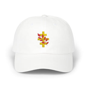 Red Branch of Eri Baseball Cap - Cotton Red & Gold Emblem Various Colors - Bricks Masons