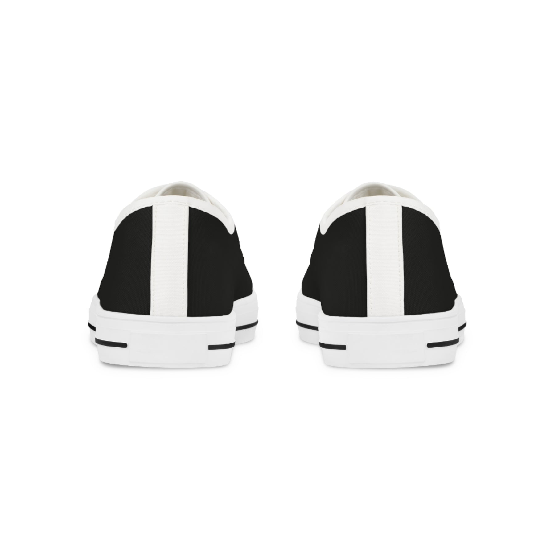 Allied Masonic Degrees Sneaker - Low Top Sneaker Black & White AMD White Emblem - Bricks Masons