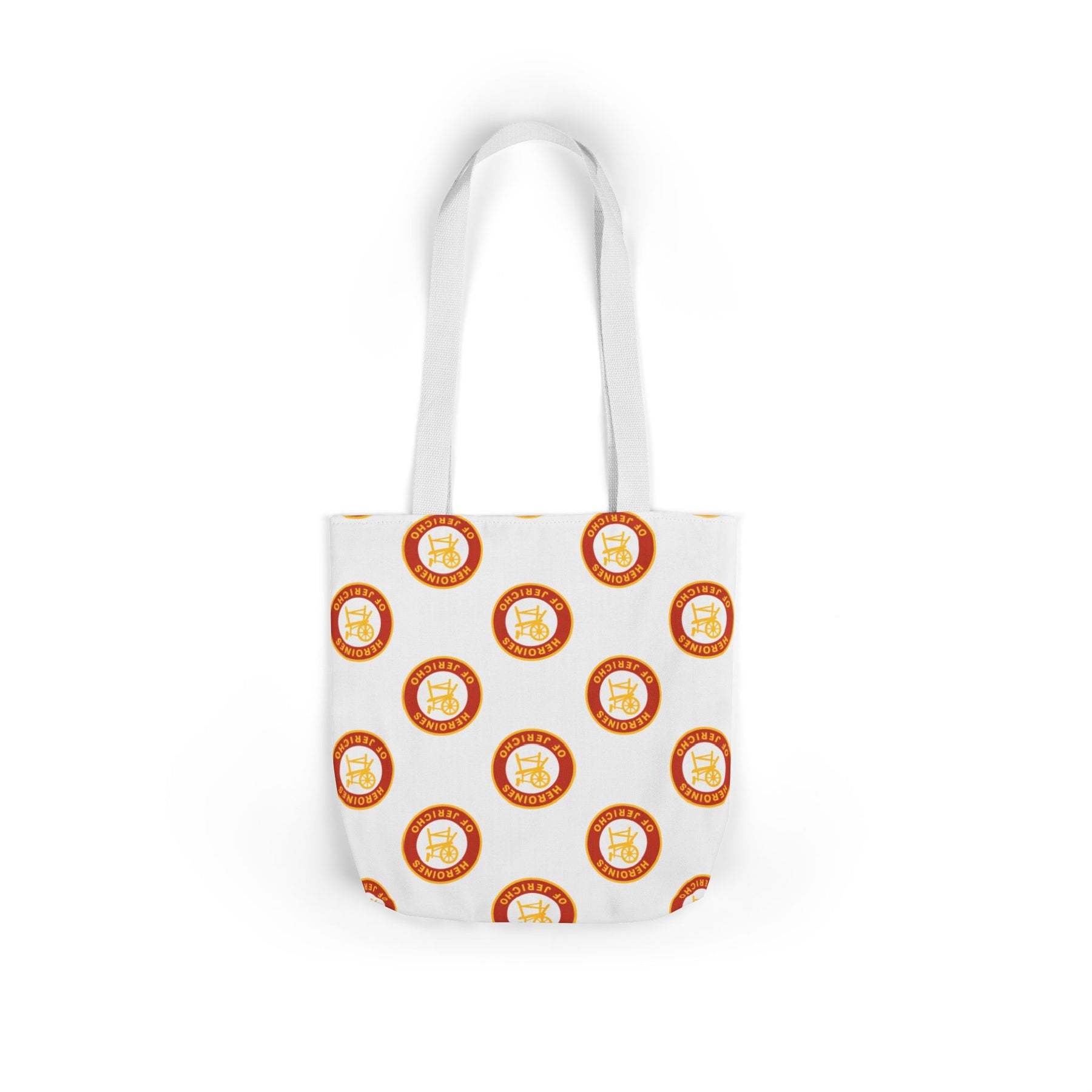 Heroines of Jericho Tote Bag - White & Yellow Polyester - Bricks Masons