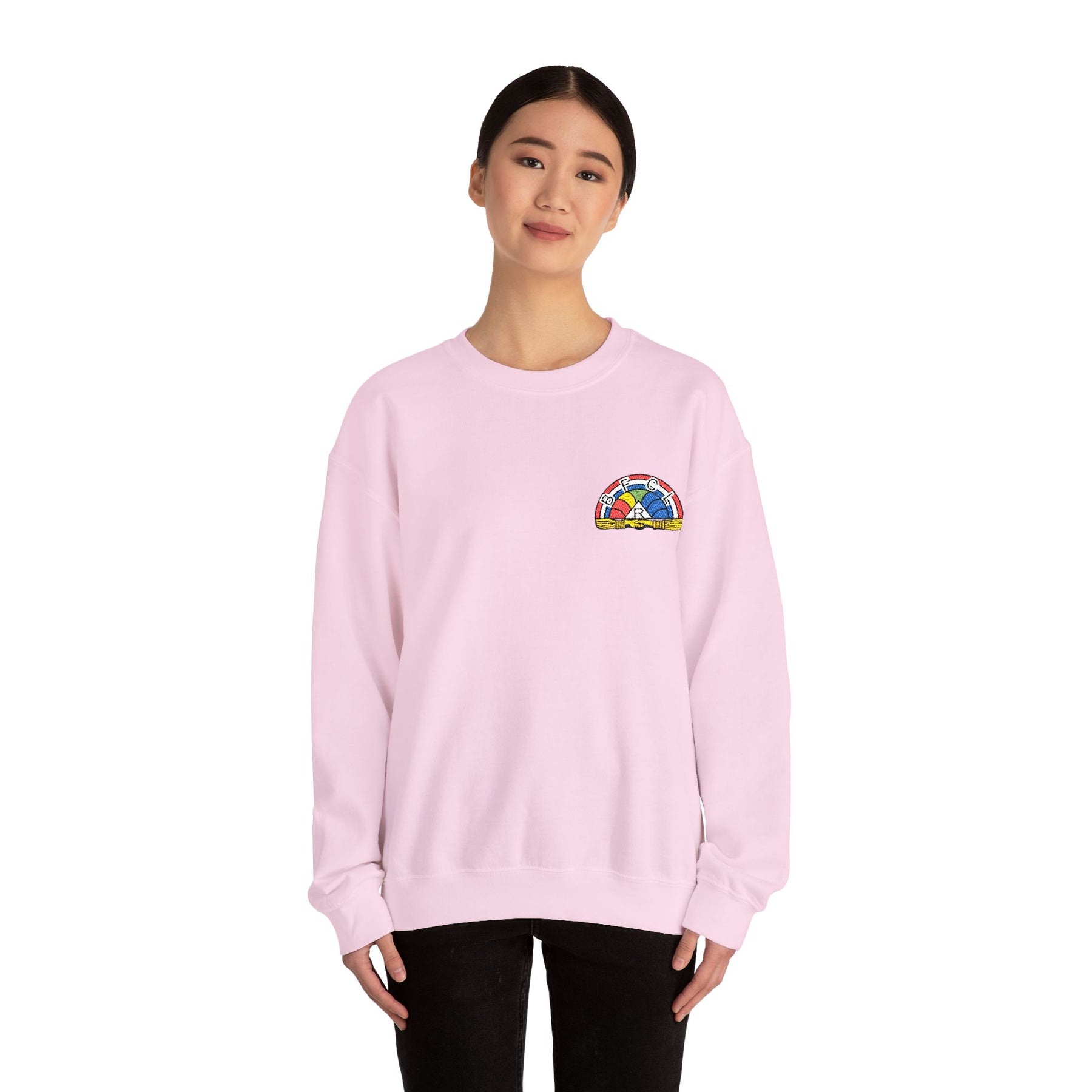 International Order of The Rainbow For Girls Sweatshirt - Crewneck Classic Fit - Bricks Masons