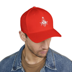Master Mason Blue Lodge Canada Jurisdiction Baseball Cap - Embroidered Closed-Back Cap - Bricks Masons