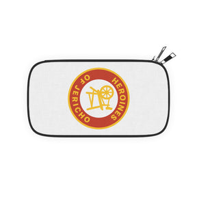 Heroines of Jericho Passport Wallet - Red & White With Shoulder & Wrist Strap - Bricks Masons