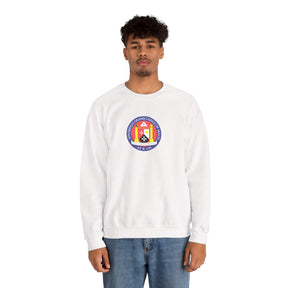 Malta Jurisdiction Sweatshirt - Crewneck Embroidered Emblem - Bricks Masons