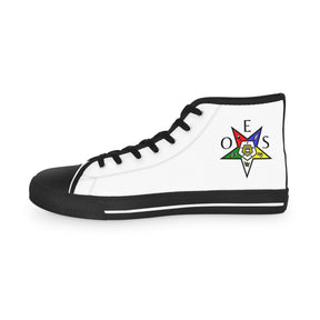 OES Sneaker - High Top Black & White Sole OES Star - Bricks Masons