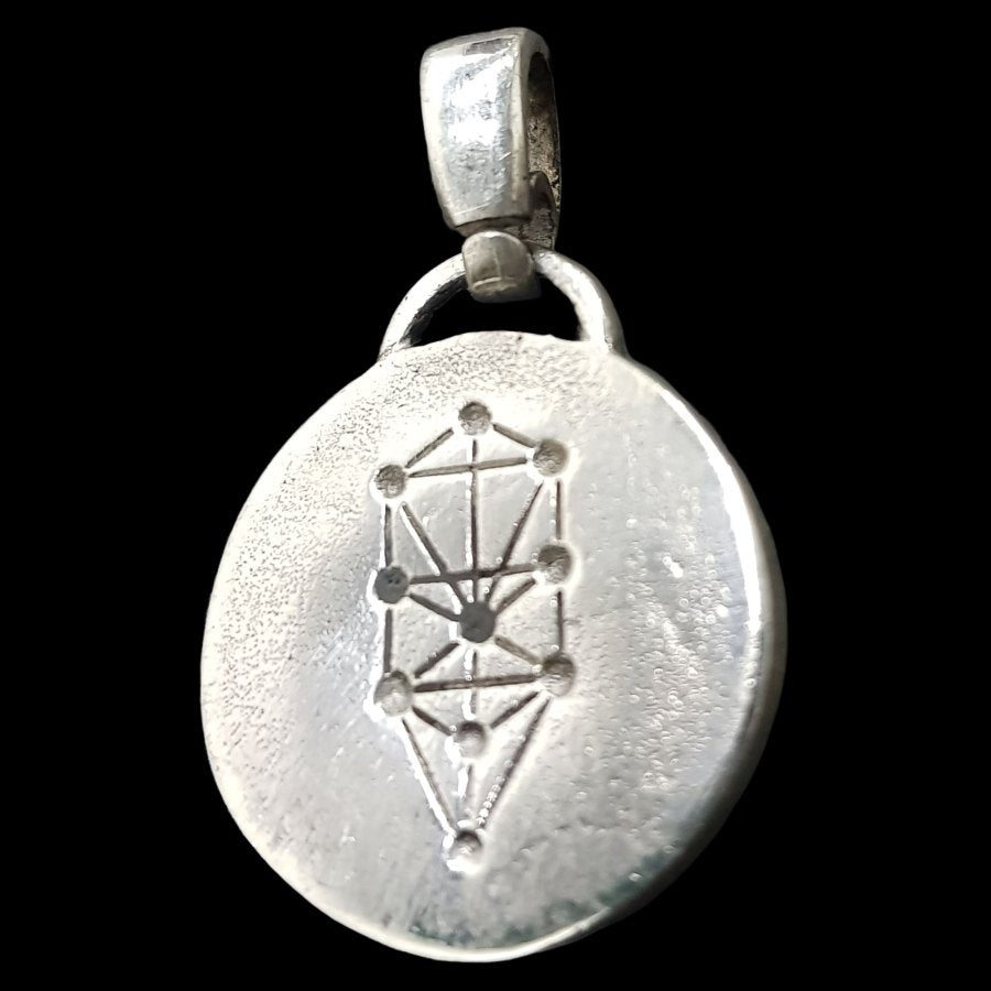 I said Kabbalah Revealing the Hidden Kaf Yod Mem NAME OF GOD 42 MIKAEL in Silver 2.5 Cm 9 Gr Art 1773 - Bricks Masons