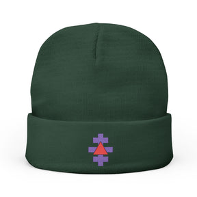 Knight Templar Priests Beanie - Knit Embroidery Emblem - Bricks Masons