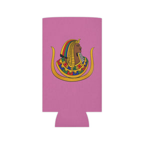 DOI Can Cooler - Pink Polyester Exterior - Bricks Masons