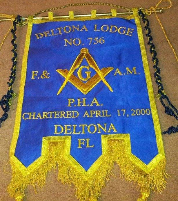 Custom Masonic Banner - Handmade Embroidery Expose