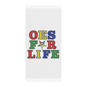 OES Towel - OES For Life Polyester With Knotted Tassels - Bricks Masons