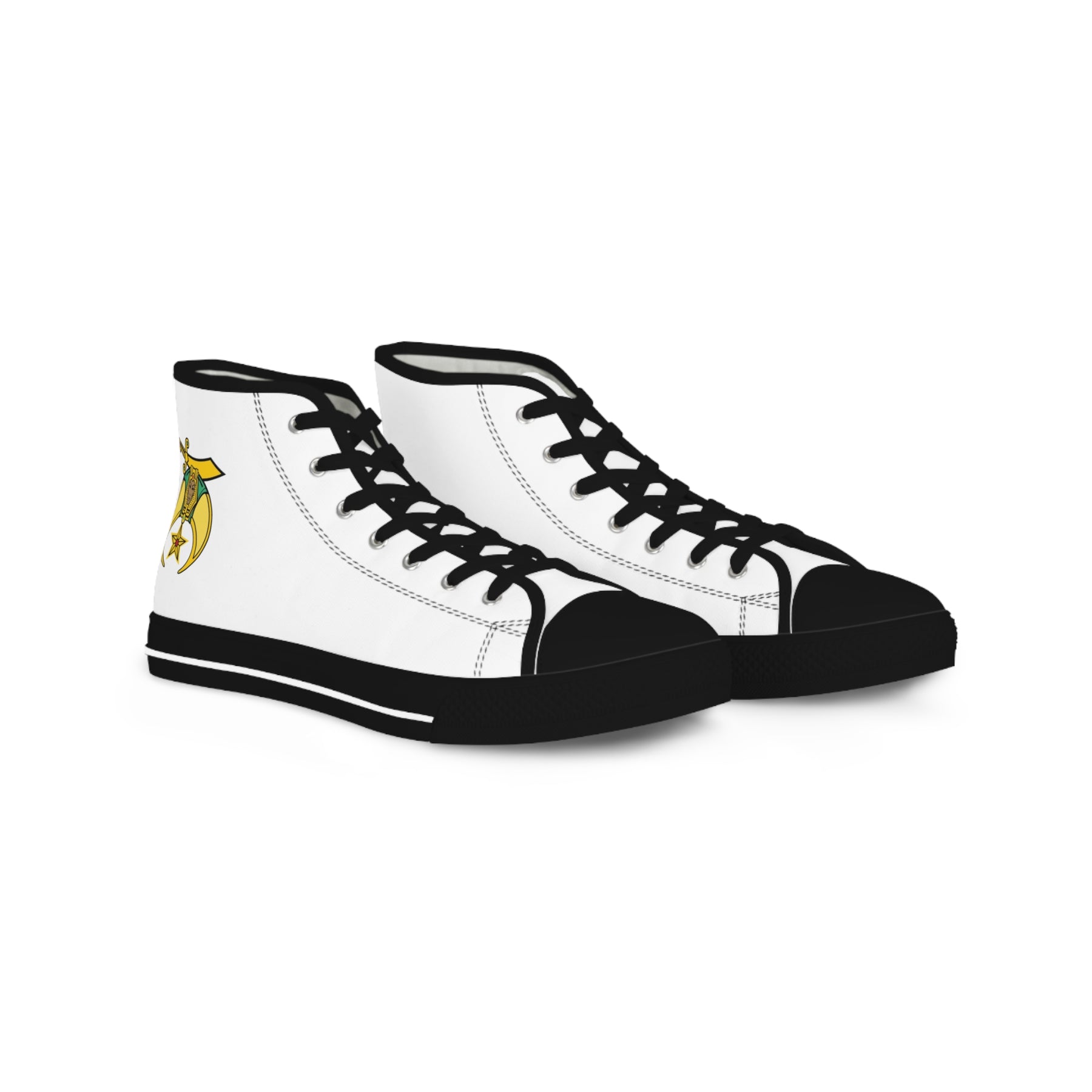 Daughters of Sphinx Sneaker - High Top Black & White - Bricks Masons