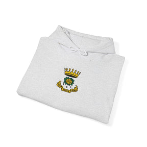 Rose of Seven Seals Hoodie - Soft Cotton Poly Blend Front Stitch Design - Bricks Masons