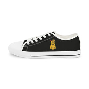 Royal Order of Jesters Sneaker - Low Top Sneaker Black & White Mirth is King - Bricks Masons