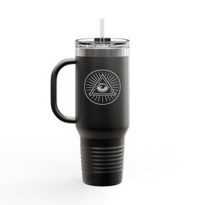 Eye of Providence Ringneck Tumbler - 40oz Stainless Steel & Insulated - Bricks Masons