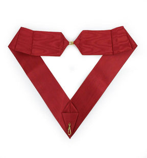 18th Degree Scottish Rite Collarette - Rose Moire - Bricks Masons