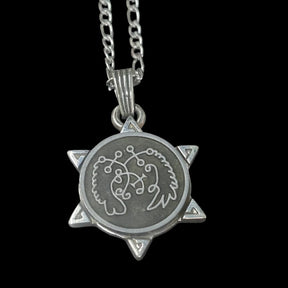 I commemorated Demon 70 PRINCE SEERE and Secret Seal of Solomon 72 Demons Lesser Key of Solomon Goetia In Silver 3 x 2.5 cm 12 Gr Art 1929 - Bricks Masons