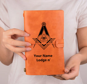 Master Mason Blue Lodge Journal - Leather