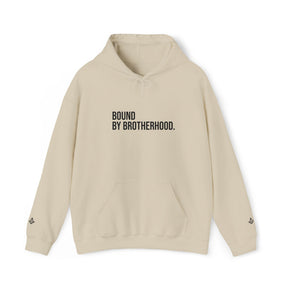 Master Mason Blue Lodge Sweatshirt - Bound By Brotherhood with Square & Compass G Embroidery - Bricks Masons