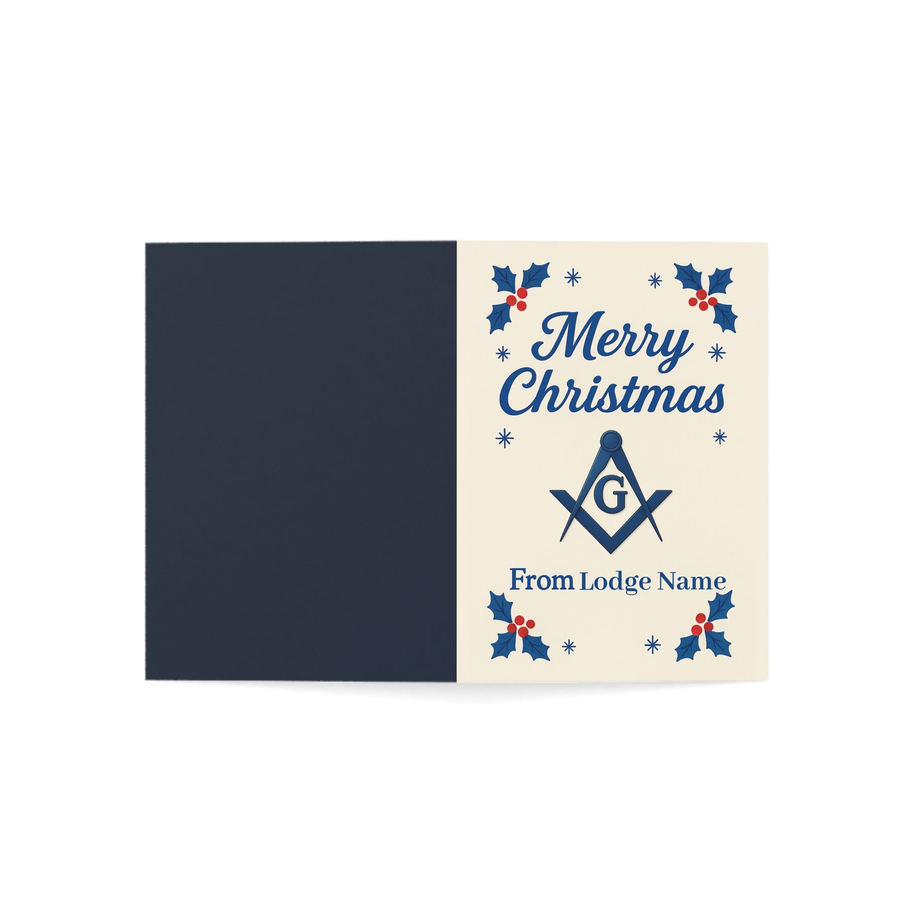 Master Mason Blue Lodge Greeting Card - (1, 10, 30, and 50pcs) - Bricks Masons
