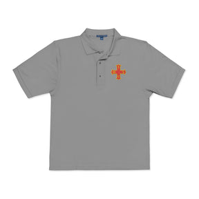 Red Cross of Constantine Polo Shirt - Embroidered Emblem Various Colors - Bricks Masons