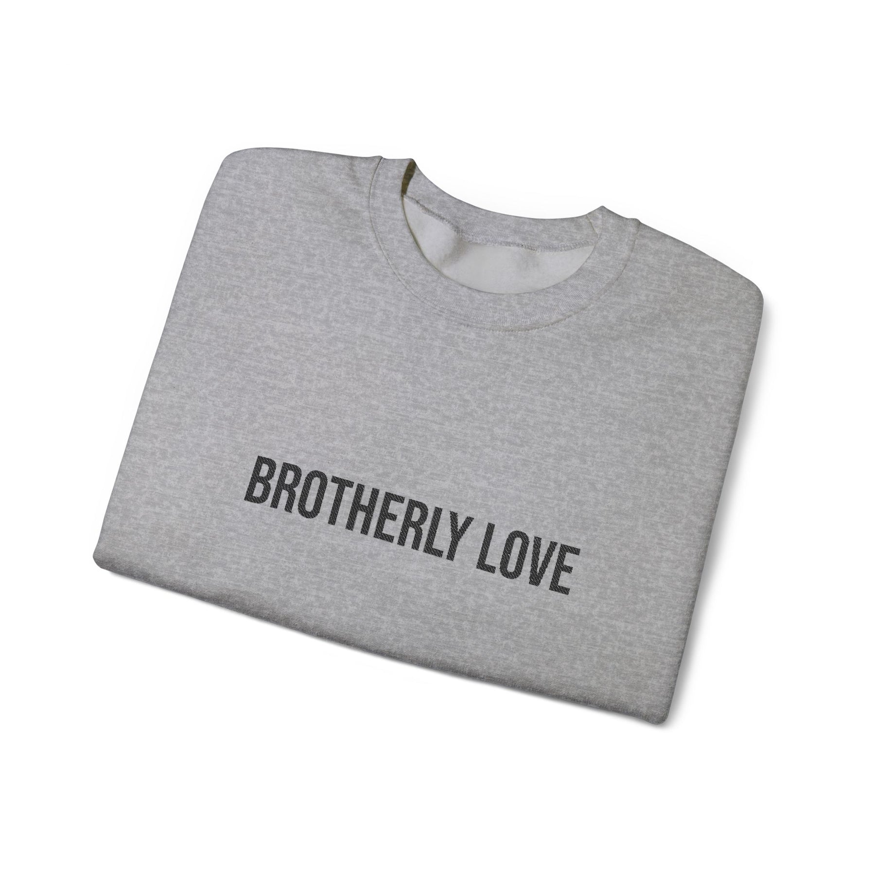 Master Mason Blue Lodge Sweatshirt - Brotherly Love Front & Sleeves Embroidery - Bricks Masons