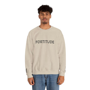 Entered Apprentice Blue Lodge Sweatshirt - Fortitude Front & Sleeves Embroidery - Bricks Masons