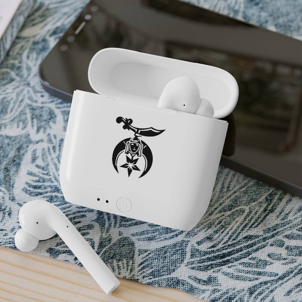 Shriners Earbud - White